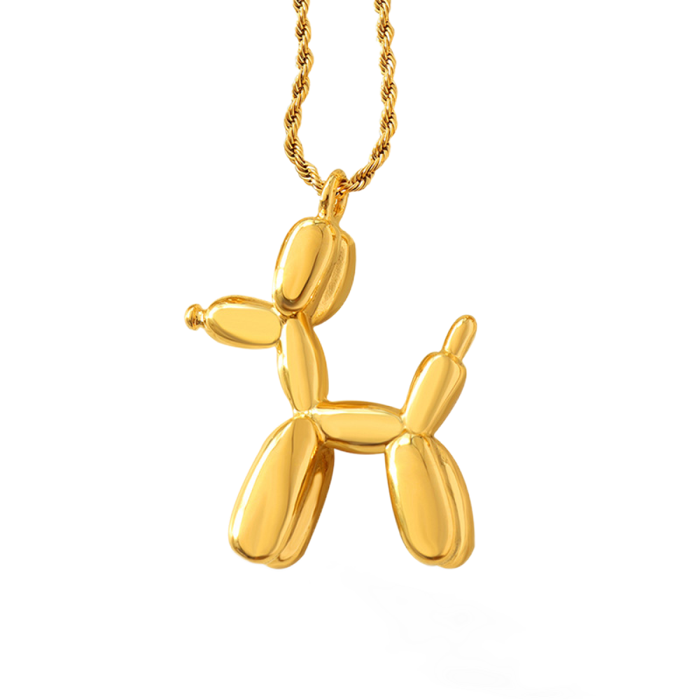 Golden Dog Necklace